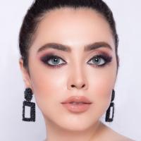 LA’BELLA Real 'Smoky' graugrüne farbige Jaherslinsen / 1x Paar / 2 Stk. Linsen